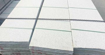 临汾芝麻白毛板，石材毛板